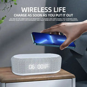 Wireless Charger Alarm Clock Time