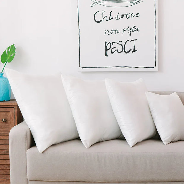 Cotton Feather Velvet Pillow