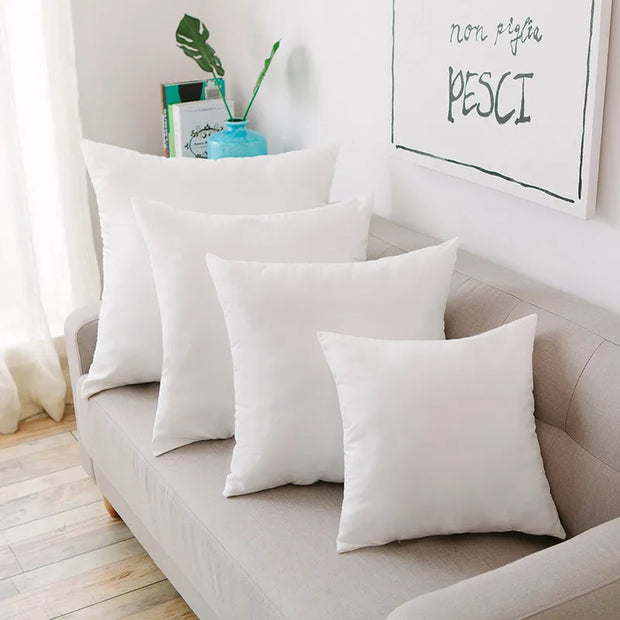 Cotton Feather Velvet Pillow