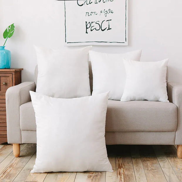Cotton Feather Velvet Pillow