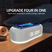 Wireless Charger Alarm Clock Time